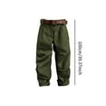 thumbnail image 4 of 1:12 Pantalones y cinturón de Harem de escala, Cosplay de vestuario de muñecas en miniatura, cifras de acción ropa para figuras de acción masculina de Pantalón verde, 4 of 8