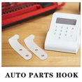 thumbnail image 3 of CIMAXIC 1Set Heavy Duty Trailer Tarp Hooks White Tarp Clips Set for Outdoor Cargo Net and Rv Awning Fastener, 3 of 7