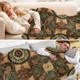 thumbnail image 5 of YAZAOO Travel Blanket Camping Blankets Fashion Nature's Mandala Patten, 5 of 8