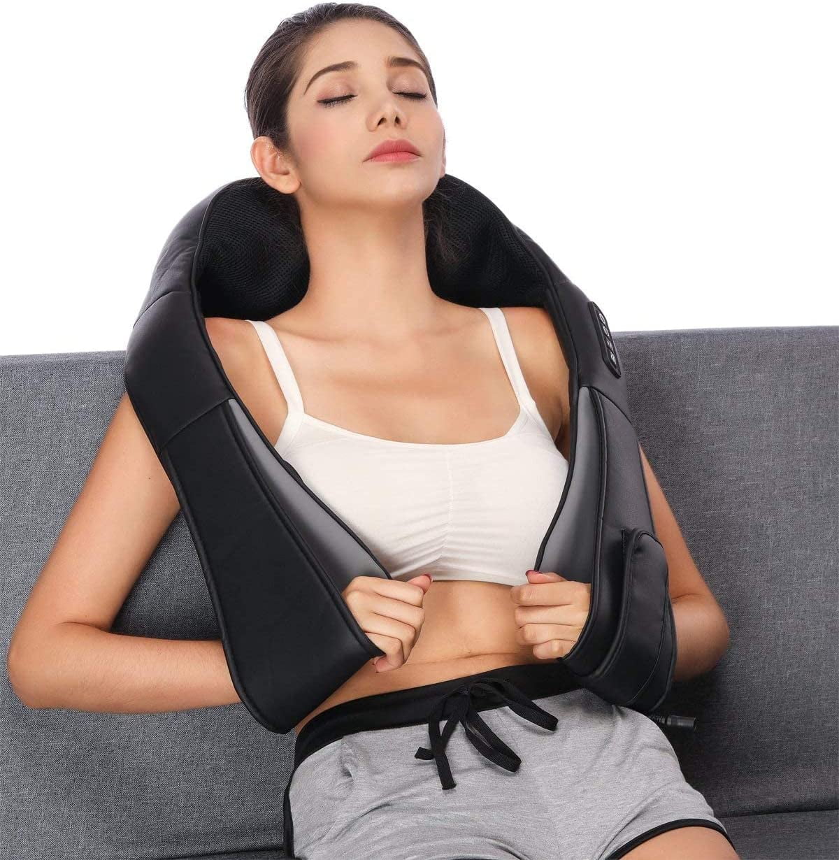 Shiatsu Neck and Back Massager with Soothing Heat, Electric Deep Tissu–  SearchFindOrder