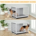 thumbnail image 3 of Pirecart 44.1" Wooden Large Pet Dog Crate Furniture with Removable Tray for Small/Medium/Large Dogs, 3 of 9