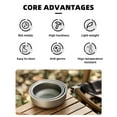thumbnail image 2 of 4pcs Lightweight Stackable Bowl Portable Single Layer Dinner Fruit Bowl, 2 of 8