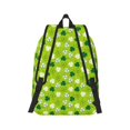 thumbnail image 2 of Naloa St Patrick's Day7 Canvas Backpack for Men Women Rucksack Casual Travel Daypack College Tote Satchel Bookbag for Teens-Small, 2 of 7