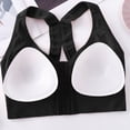 thumbnail image 6 of Stamzod Women's Racerback Sports Bra Front Closure Wireless Push Up Bra No Underwire Supportive Workout Bras for Women, 6 of 9
