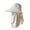 Beige, variant on Women's UPF 50+ Sun Protection Hats Full Face Cover Shield Wide Brim with Neck Flap Breathable Summer Hats