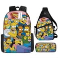 thumbnail image 1 of The Simpsons Children'S Backpack Primary And Secondary School Students Printed Schoolbag 29 -WEVALLEY, 1 of 2