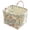 G, variant on Yucurem Boho Fabric Floral Laundry Storage Baskets, 12.99" x10.24" x10.64" Collapsible Large Capacity Spring Vintage Storage Bag Organizer with Handle & Front Pocket