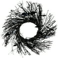 thumbnail image 4 of Northlight Lighted Halloween Twig Wreath with Bats - Warm White LED Lights - 22" - Black, 4 of 6