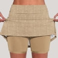 thumbnail image 2 of Hurxie Flowy Athletic Shorts for Women Workout Running Gym Yoga High Waist with Pockets Sweat Skorts Casual Summer Clothes Khaki,4XL, 2 of 5
