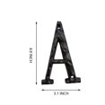 thumbnail image 4 of House Letter, 5 Inch High Cast Iron Home Address Letter, Perfect Matching the 5.5 Inch Cast Iron House Numbers (A), 4 of 4