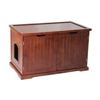 Litter Box Furniture Hidden Bo For Cats Product Image Zooville Cat Washroom Litter Box Cover Night Stand Pet House Walnut