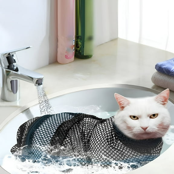 ACDANC Cat Bag for Bath, Grooming, Nail Trimming, Cleaning, Beauty, Anti-caught Anti-escape Cat Restraint Bags