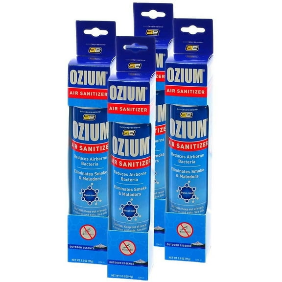 Ozium Spray 3.5oz Ozium Air Sanitizer, OUTDOOR ESSENCE (4-Pack)