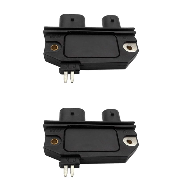 Module d'Allumage 2X pour Distributeur de Moteurs Mercruiser Penta OMC 4-Cyl V6 & V8, Module d'Allumage 2X, Noir