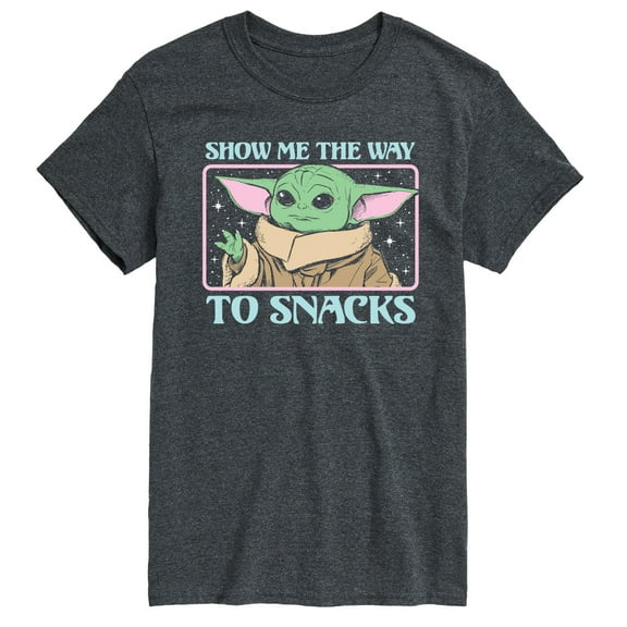 Star Wars - The Mandalorian Grogu The Way To Snacks - Men's Short Sleeve Graphic T-Shirt