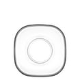 thumbnail image 3 of LAV Clear Glass Turkish Tea Saucers, Non-Leaded European Made Square Plates, 5.5 in, 3 of 6