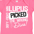 thumbnail image 4 of Inktastic Lupus Picked the Wrong Diva Girls Baby Bodysuit, 4 of 5