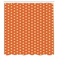 thumbnail image 3 of Ambesonne Vibrant Shower Curtain, Colorful Squarcles, 69"Wx75"L, Dark Coral Mustard, 3 of 5