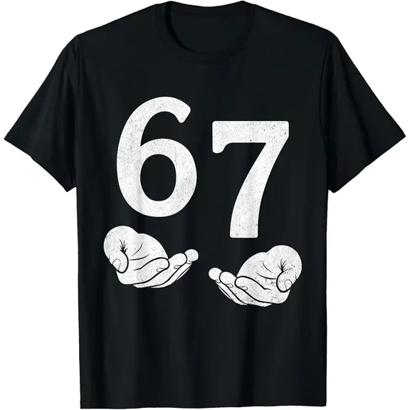 Fun Six Seven 6 7 Funny 67 Gen Alpha Slang 6-7 Meme School T-Shirt
