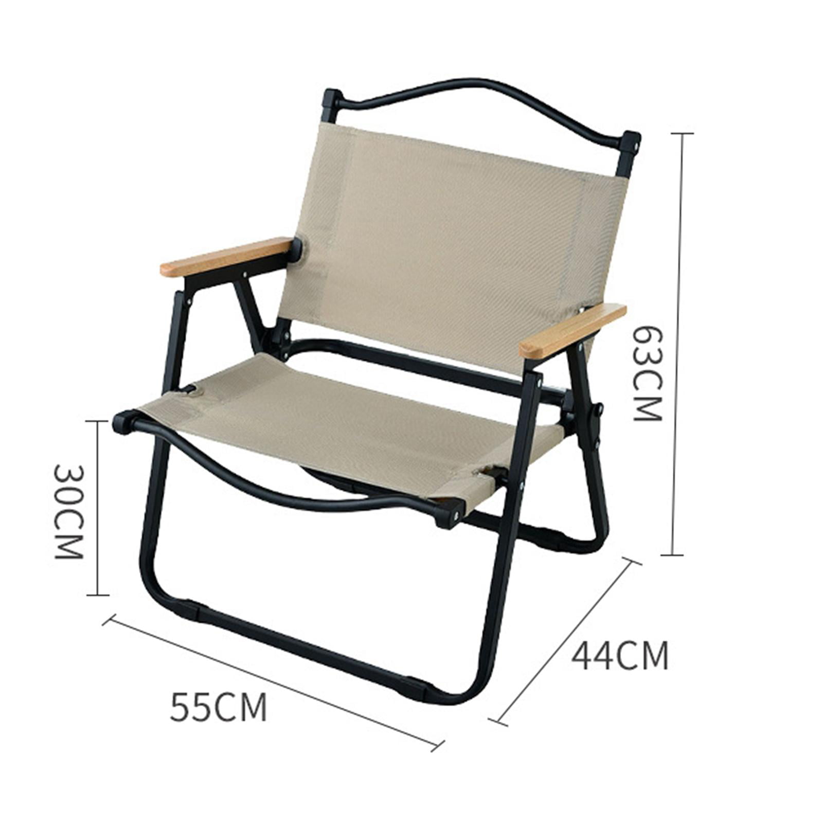 Camping Folding Chair High Back Heavy Duty Holds 500lbs Outdoor Furniture  Lightweight Armchair Portable for Garden Lawn Beach Sports S 