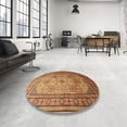 thumbnail image 3 of Ahgly Company Indoor Rectangle Traditional Mahogany Brown Persian Area Rugs, 5' x 7', 3 of 6