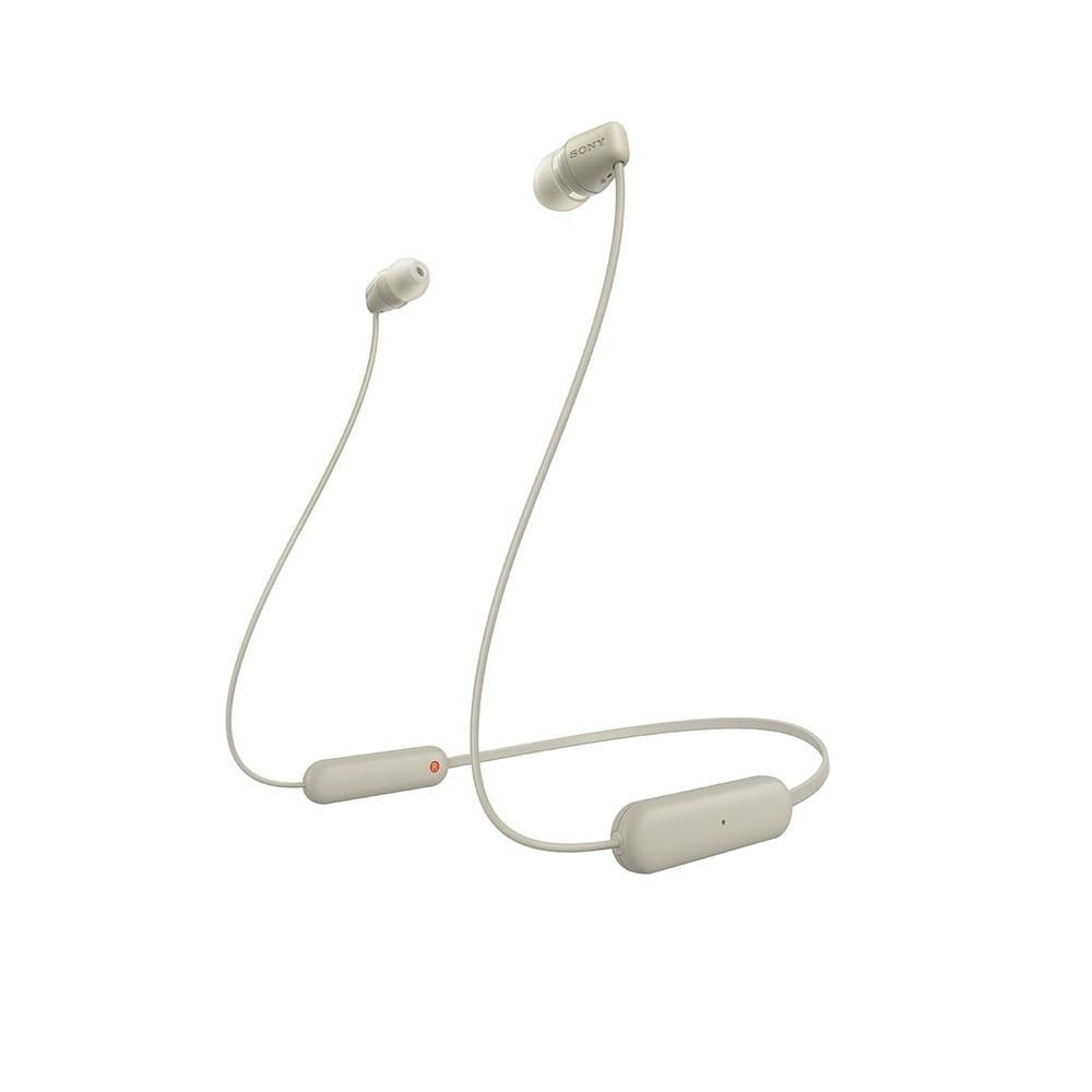 Audífonos Intrauditivos Inalámbricos Sony WI-C100/ Beige