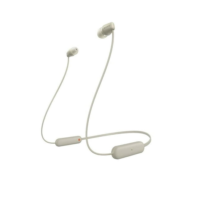 Audífonos Intrauditivos Inalámbricos Sony WI-C100/ Beige