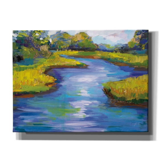 Epic Graffiti 'Barn Island' by Jeanette Vertentes, Canvas Wall Art, 16"x12"