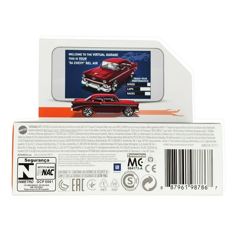 Walmart Hot Wheels ID '56 Chevy Bel Air Digital Race Car