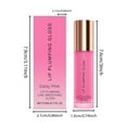 thumbnail image 2 of Lip Plumper Gloss, Metallic Lipstick, Long-Term Hydrating Lip Plumping Gloss for Flat Dull Dry Lips, Softening Smooth Texture with Nourishing Ingredients, 2 of 9
