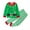 Green, variant on Glisme Christmas Boys Pajama Set 2 Pcs Toddler Kids Long Sleeved Round Neck Pyjamas Sleepwear Tops Pants Outfits Set Home Wear Green Athletic Fit Home Clothes Size 2-3 Years