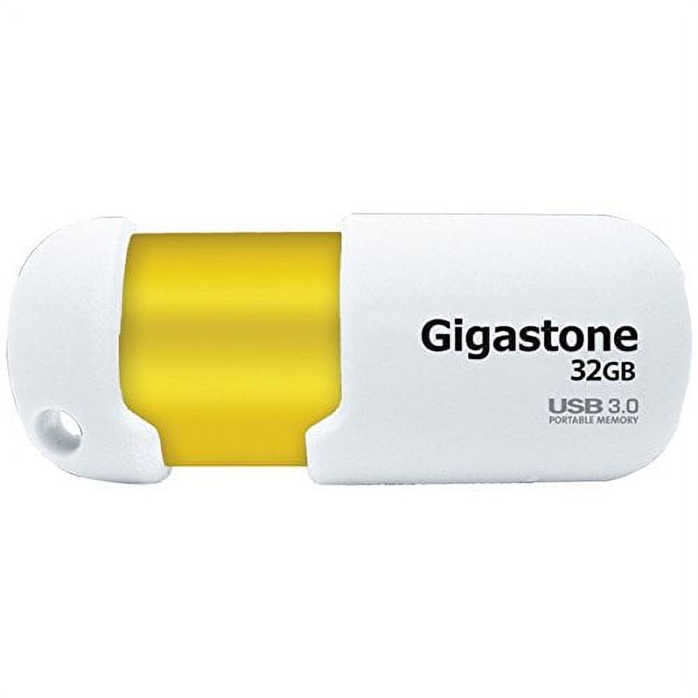 Gigastone - USB flash drive - 32 GB - USB 3.0 - white, gold - image 2 of 2