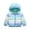 Blue, variant on Boys Hooded Jacket Coat Christmas Gift Baby Boys Girls Winter Coats Hoods Tie-Dye Puffer Down Jacket Outwear for Kids Save Big