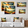 thumbnail image 4 of Designart "Cloudy Sunburst Mountains IV" Landscape Mountains Wall Art For Kitchen, 4 of 5
