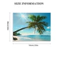 thumbnail image 2 of Pratyus Palm Tree Sun Shining Ocean Canvas Art Modern Prints for Wall Decor 20x16in, 2 of 6