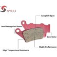 thumbnail image 5 of S SYUU Motorcycle Front Rear Ceramic Brake Pads Compatible with BMW F 700 GS 13-17 F 800 GS ADVENTURE 12-17 FA209F, 5 of 5