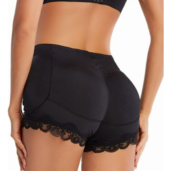 Women's Padded Hip Enhancer Body Shaper Shorts Butt Lifting Shapewear Underwear Lace Hip Dip Thigh & Butt Lifter