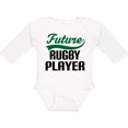 thumbnail image 3 of Inktastic Future Rugby Player Boys Long Sleeve Baby Bodysuit, 3 of 5