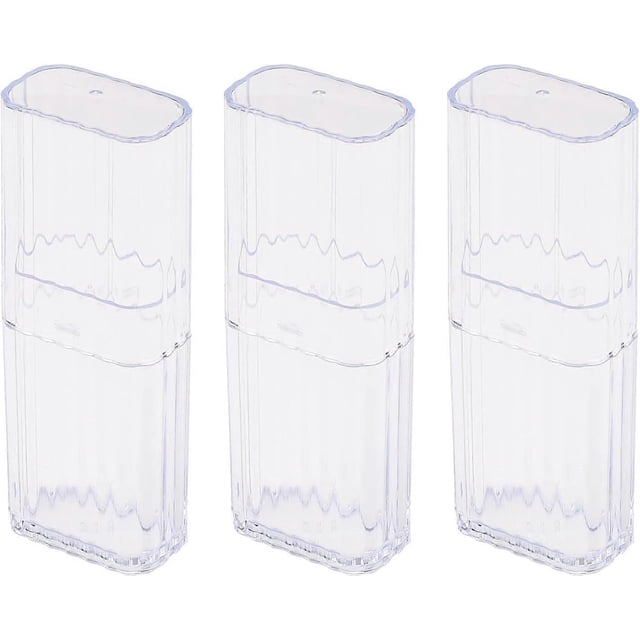 3 Pieces Cotton Swab Holder Qtip Cotton Buds Ball Dispenser for Bathroom Containers Apothecary Jar Cotton Ball,Cotton Swab,Q-Tips,Cotton Rounds