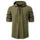 thumbnail image 1 of pstuiky Camisas para hombre de manga larga, Cárdigan informal con capucha y mangas largas para hombre tops de invierno para hombre xxl, 1 of 9