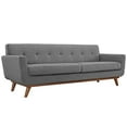 thumbnail image 4 of Modway Engage Modern Fabric 2-Piece Sofa Set with Loveseat in Expectation Gray, 4 of 6