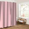thumbnail image 5 of Blush Pink Pure, Bathroom Curtain 72 Inch Shower Curtain with Hooks, Romantic Contemporary Minimalist Solid Waterproof Polyester Bath Curtain Washable Bathtub Curtain 72''x 72'', 5 of 6
