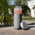 thumbnail image 6 of Host FREEZE Double Walled Water Bottle, Freezer Cooling Tumbler, 20oz Gray, 6 of 8