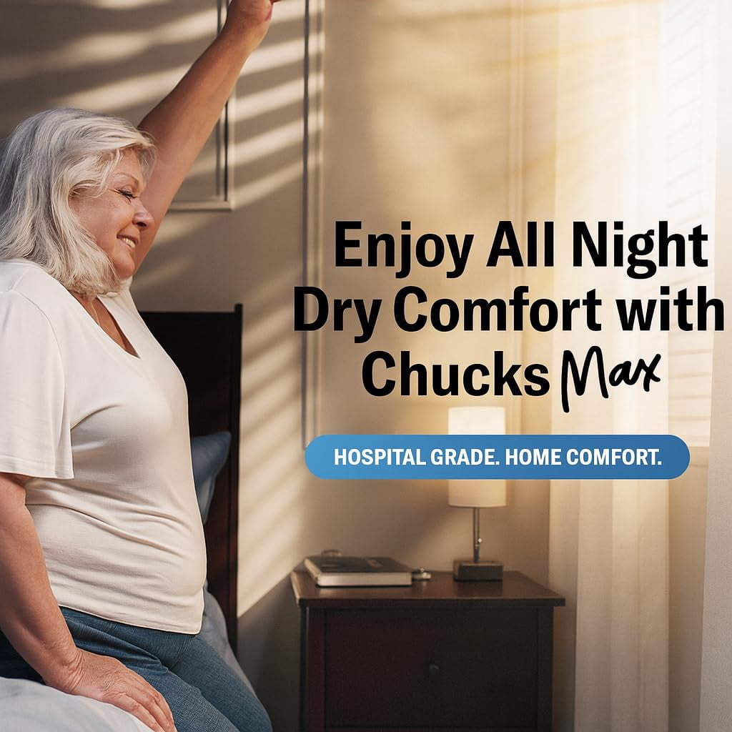 Chucks Max Bed Pads Disposable Adult 36 X 36 Breathable - Xxx-large Pee For Adults Heavy Duty 10x Absorbency Underpads 400 Lbs. Repositioning [20 Count]