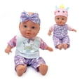 thumbnail image 4 of Muñeco Baby Boutique Bebé Blando Morado, 4 of 4