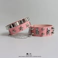 thumbnail image 6 of YooGuoGuo Cuff Bracelet Rock Punk Y2K Retro Hip Hop Street Stars Chain Small Bell Riveted PU Leather Attitude Personality, 6 of 7