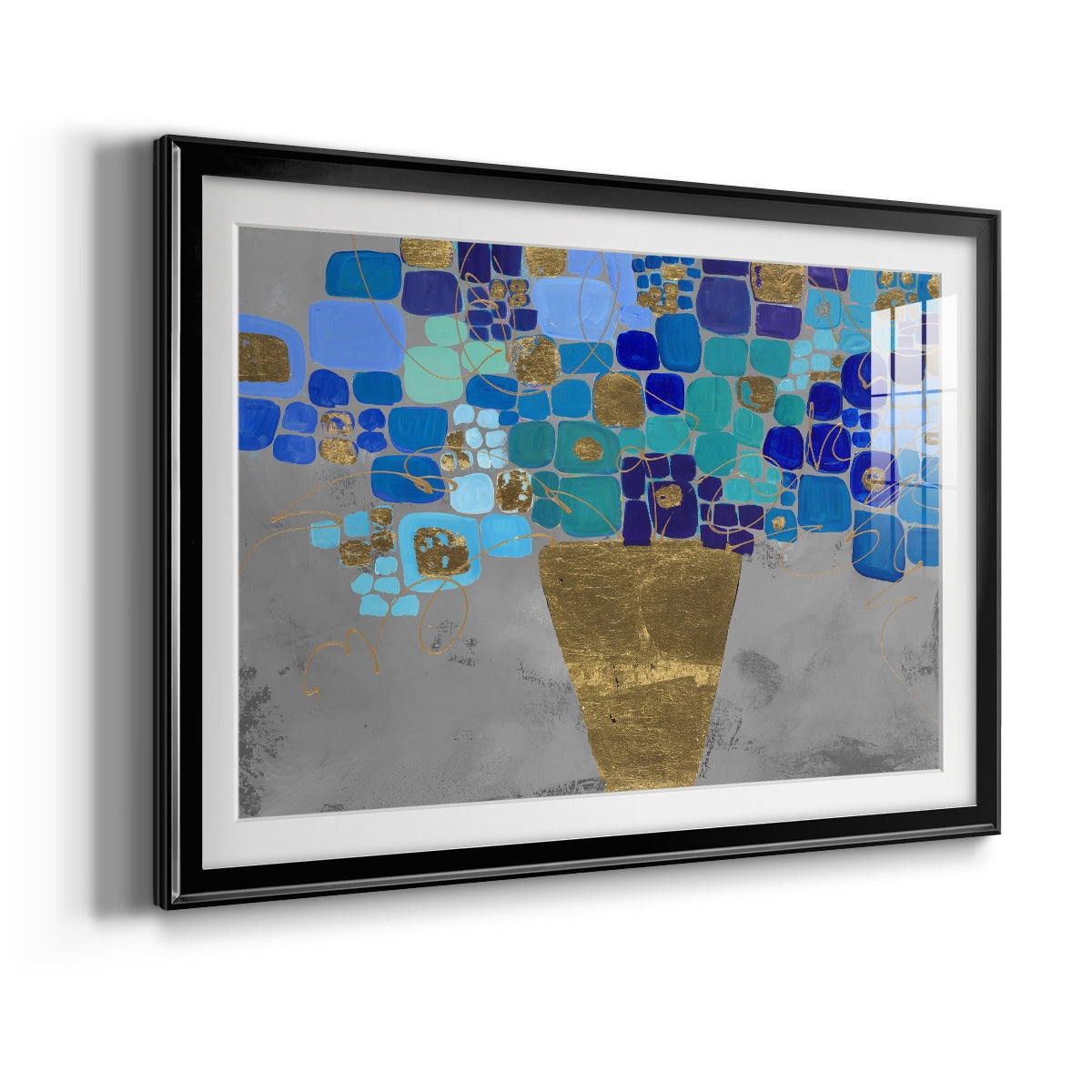 Blue Love Premium Framed Print - Ready to Hang