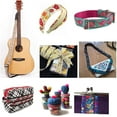 thumbnail image 5 of 1Rolls 7.7 Yard 2" Embroidered Jacquard Ribbon Vintage Embroidered Ribbon Floral Woven Trim Fringe Fabric Bias Tape for Embellishment Craft DIY Clothing Accessories Decorations Teal, 5 of 7