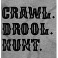 thumbnail image 2 of Crawl Drool Hunt Hunting Life Cute Romper Boys or Girls Infant Baby Brisco Brands 6M, 2 of 6