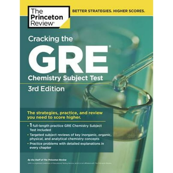 Pre-Owned Cracking the GRE Chemistry Subject Test, 3rd Edition (Paperback) 0375764895 9780375764899